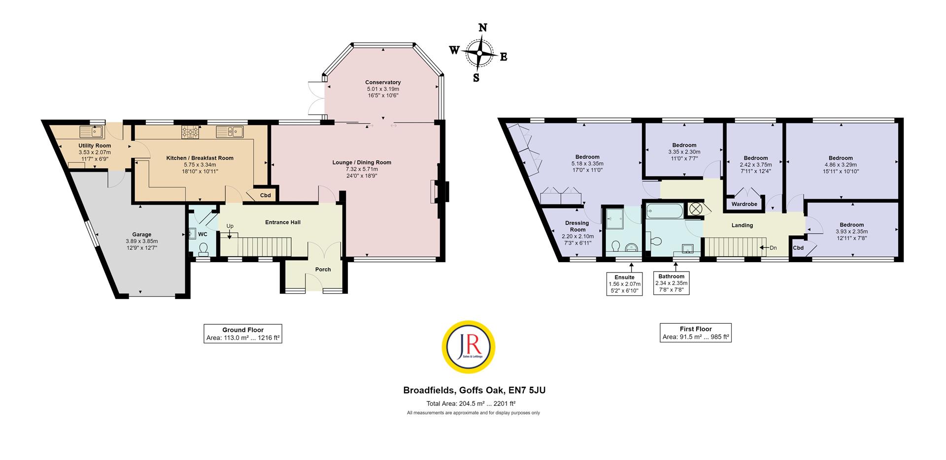 15, Broadfields, Goffs Oak Waltham Cross floorplan