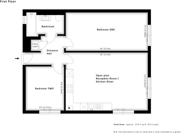 2 Bedrooms Flat for sale in Leeway Close, Hatch End, Pinner HA5