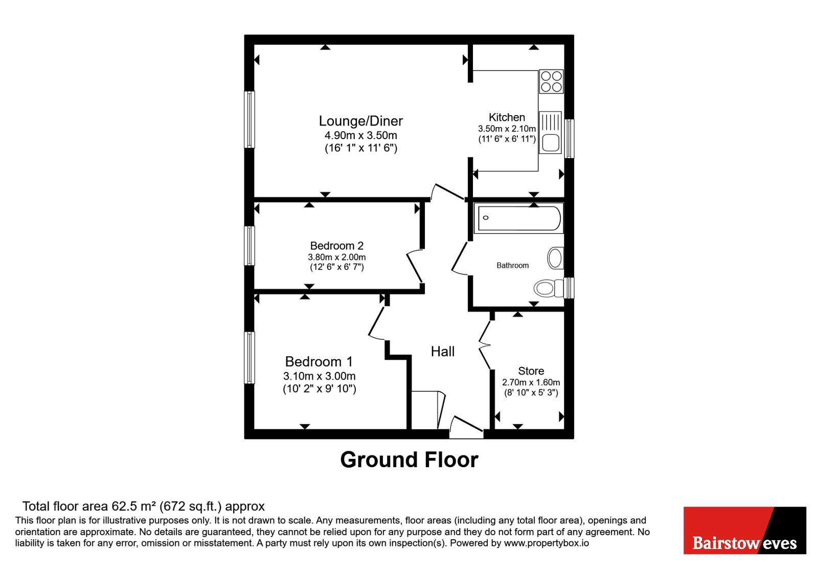 50, Regeneration Way, Nottingham floorplan