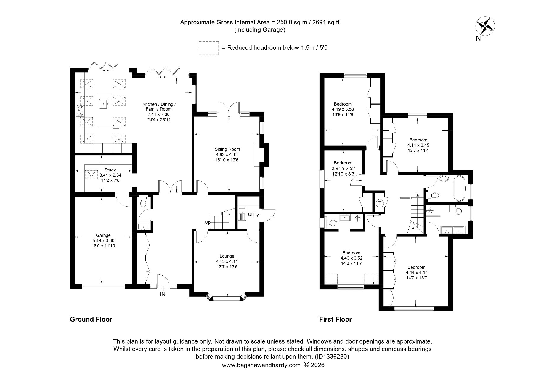 Littleton House,, Woodham Lock, Surrey floorplan