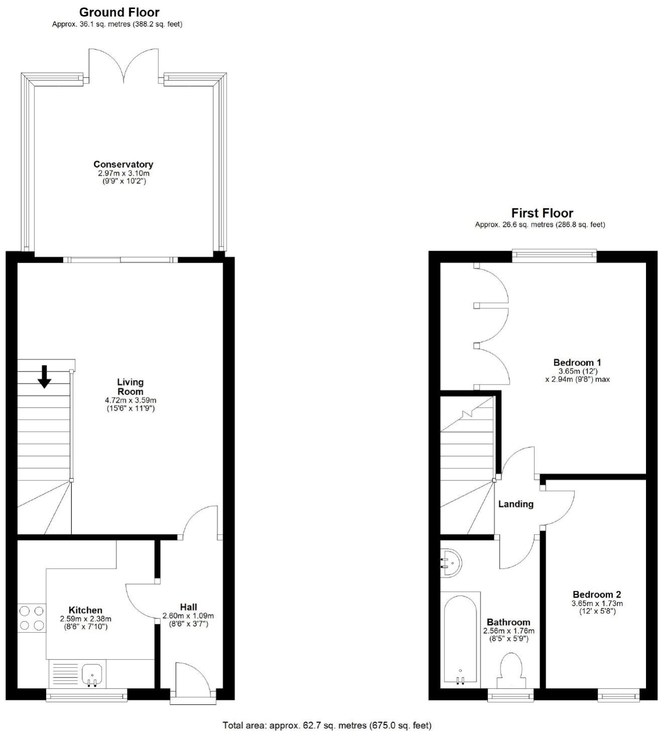 35, Petrel Close, Stockport floorplan