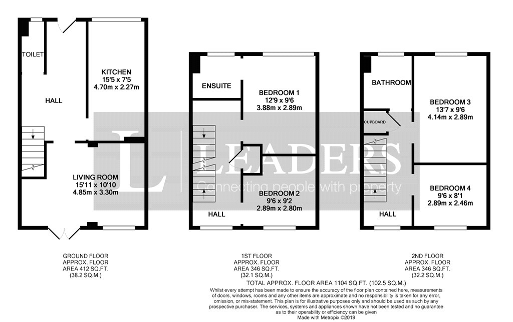 4 Bedrooms Terraced house for sale in Coastguard Square, Latimer Road, Eastbourne BN22