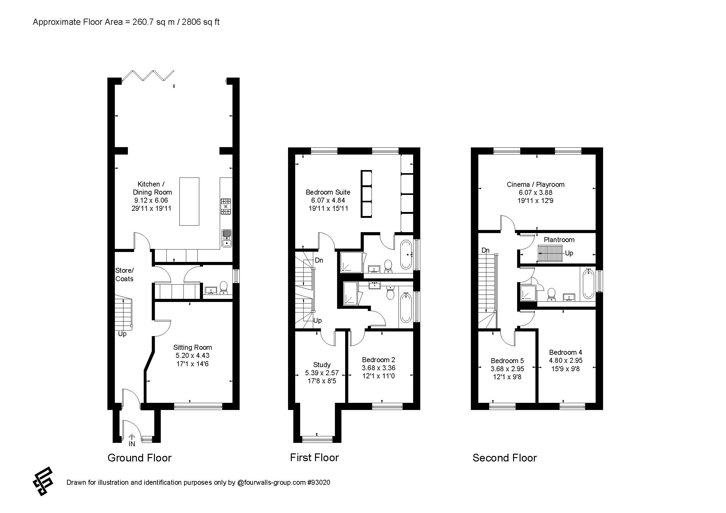 6, Swift Place, Surrey floorplan