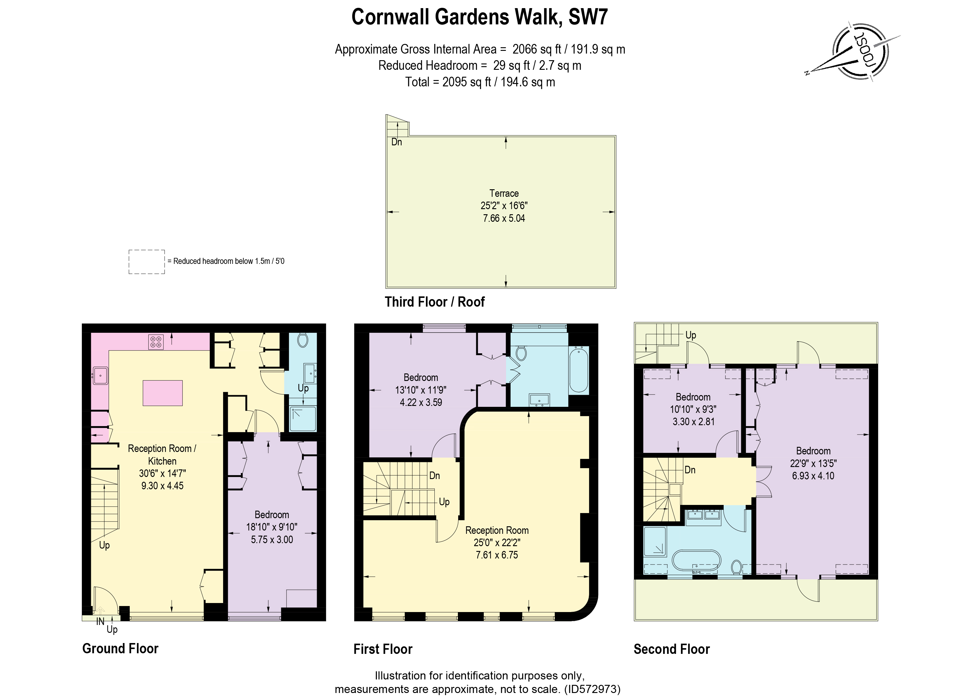 10, Cornwall Gardens Walk, London floorplan