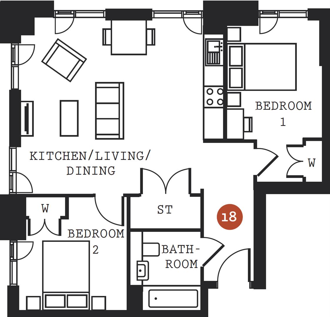 1 Heyrod Street, Manchester floorplan