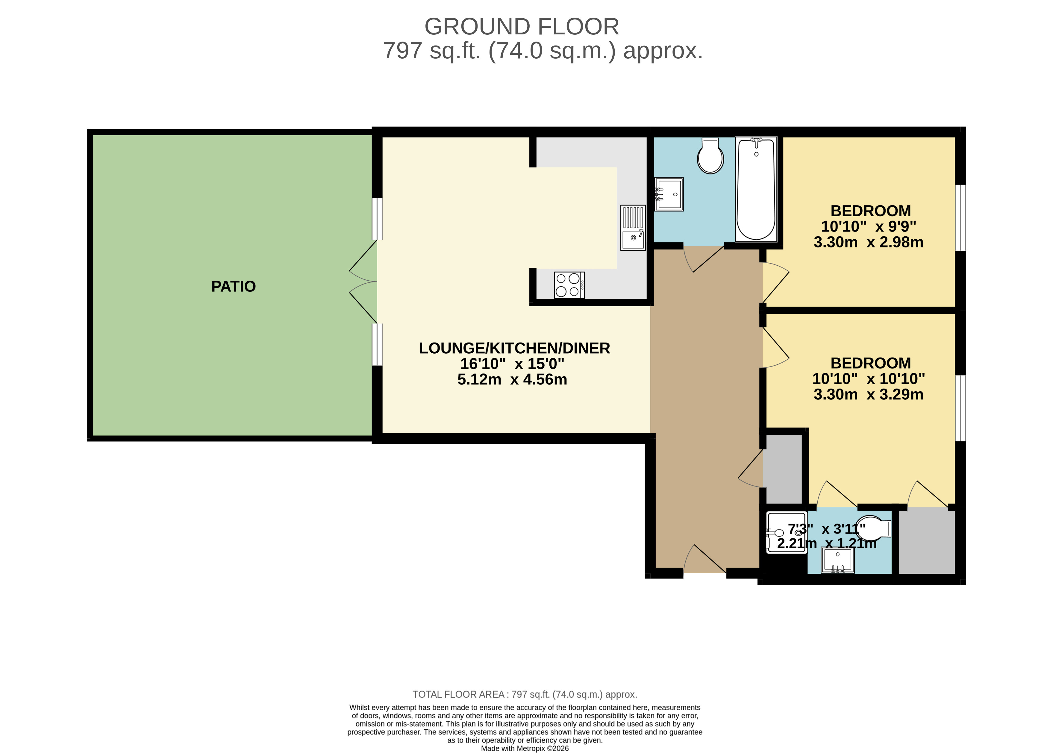 5 Brittania House,, Palgrave Road, Bedford floorplan