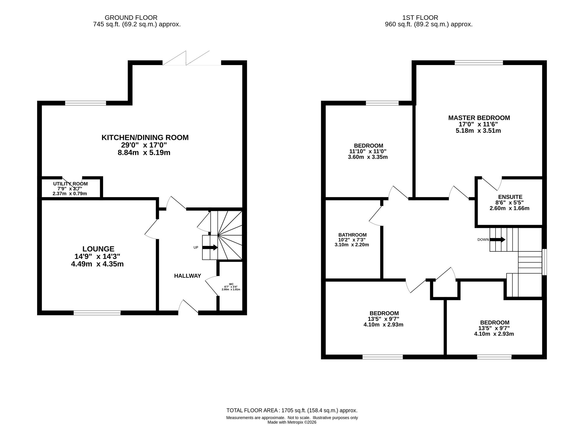 7 Henbury Place, Macclesfield floorplan