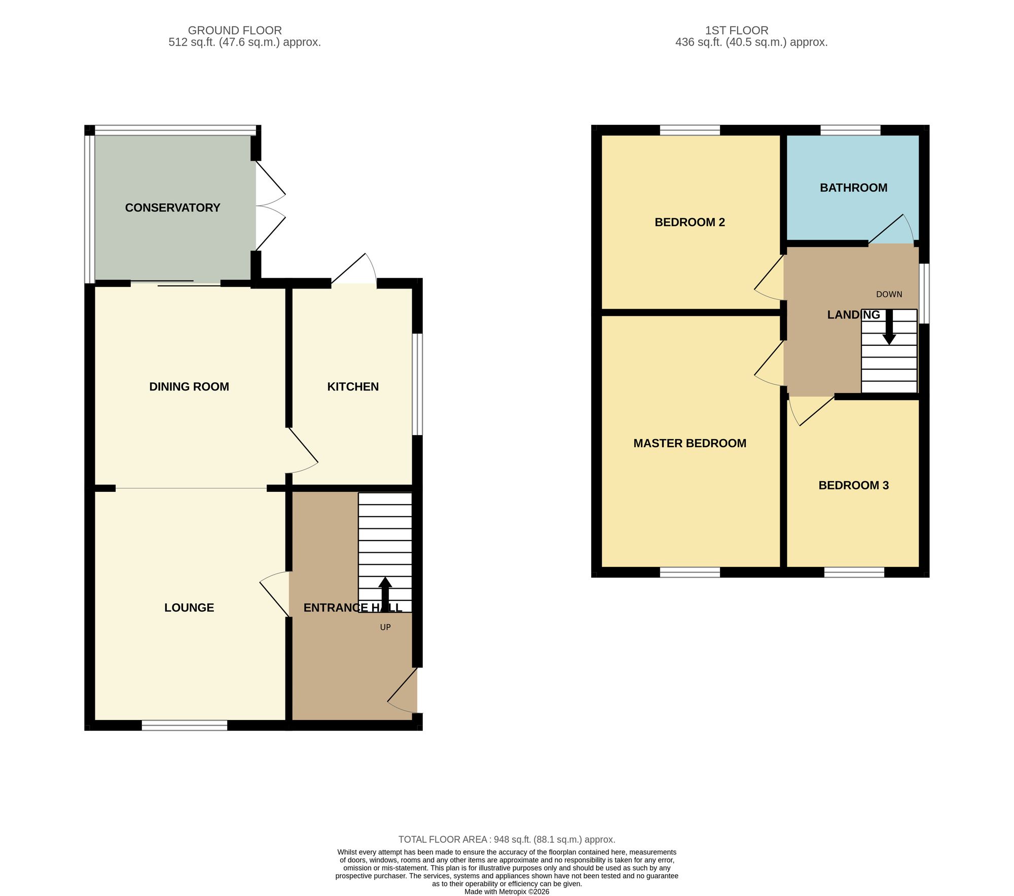 2 Tenby Court, Caerphilly floorplan