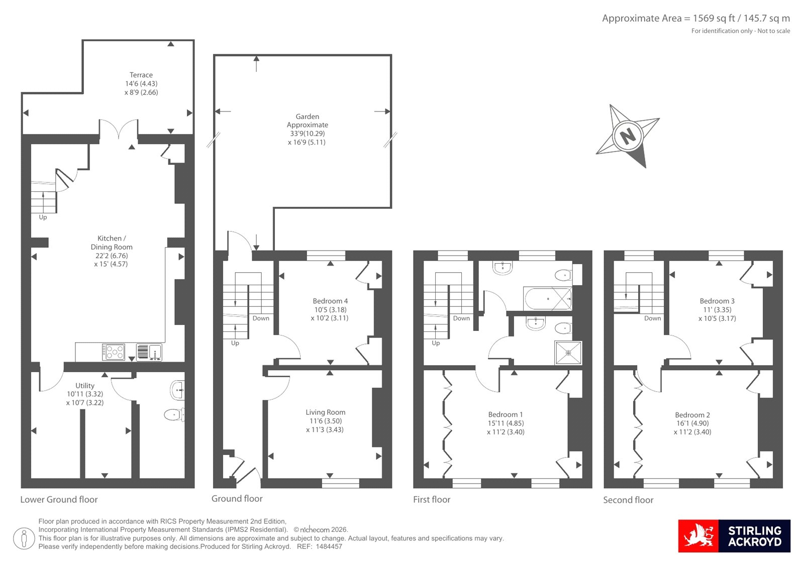 56, Grange Road, London floorplan
