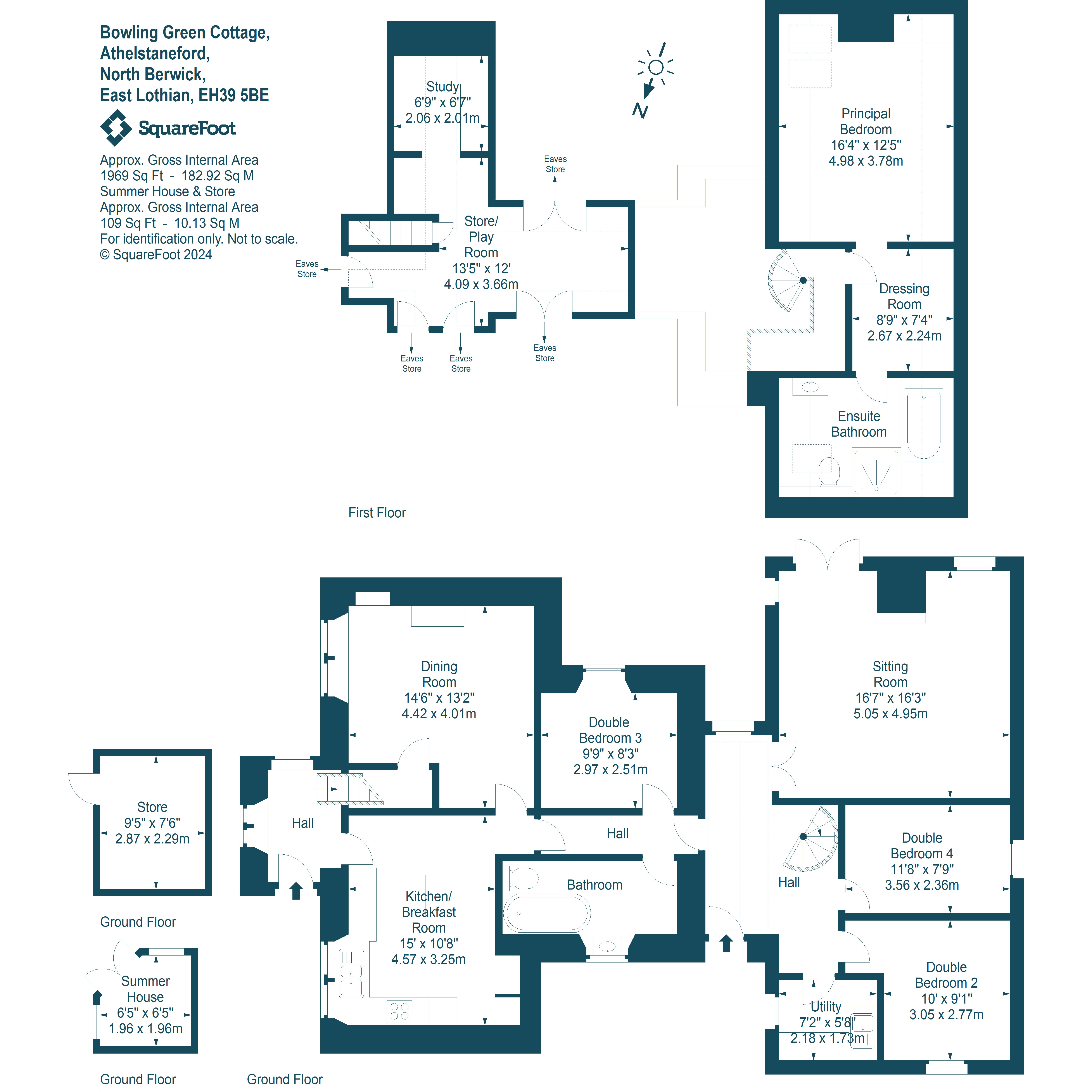 Bowling Green Cottage, Athelstaneford, East Lothian EH39, 4 bedroom