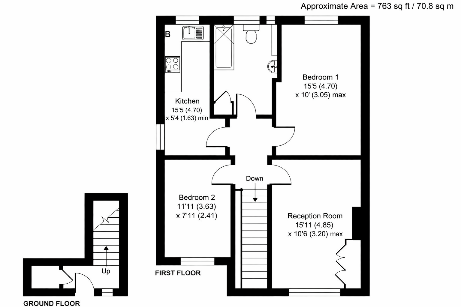 6, Royston Road, West Byfleet floorplan
