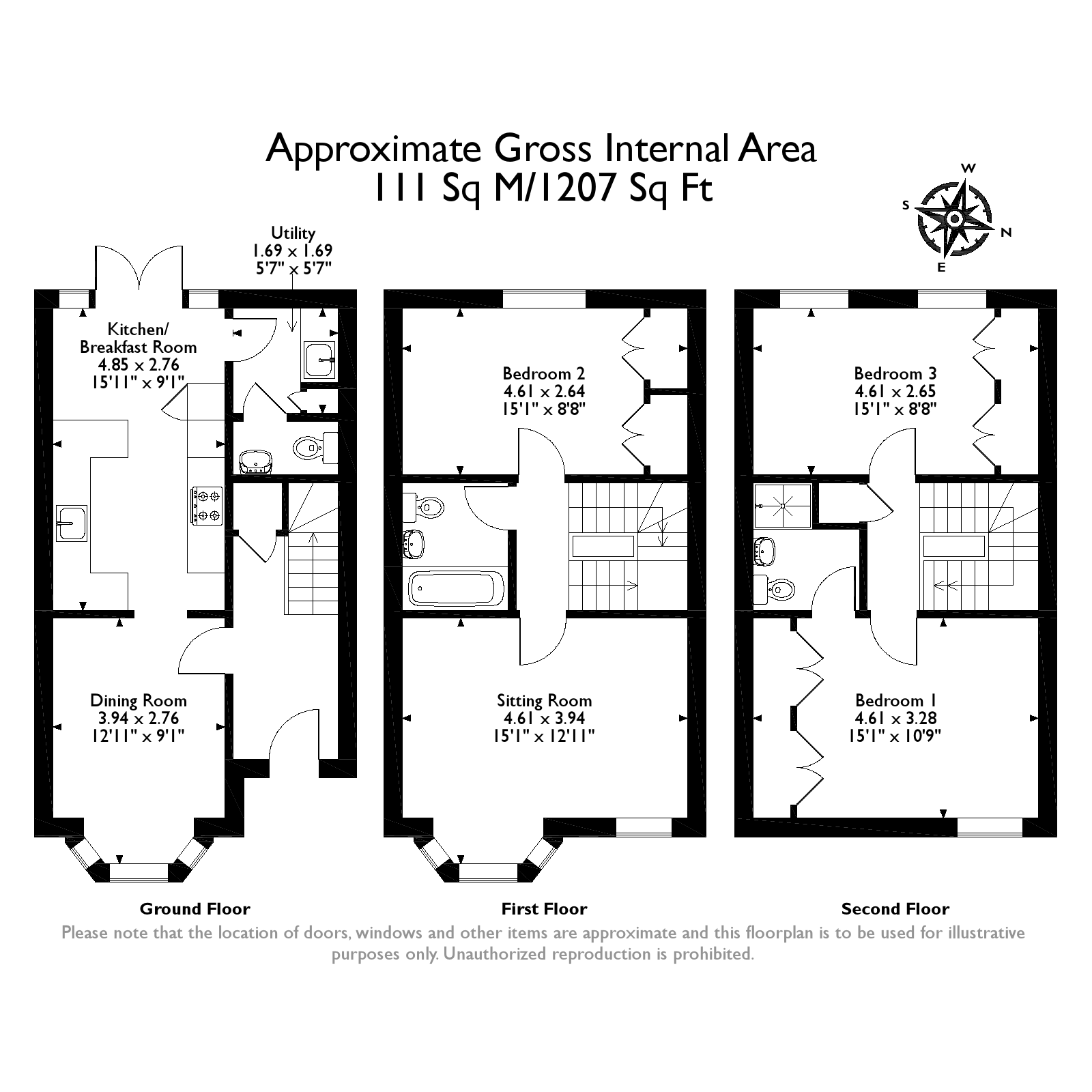 3 Bedrooms Town house for sale in Lillymill Chine, Chineham, Basingstoke RG24