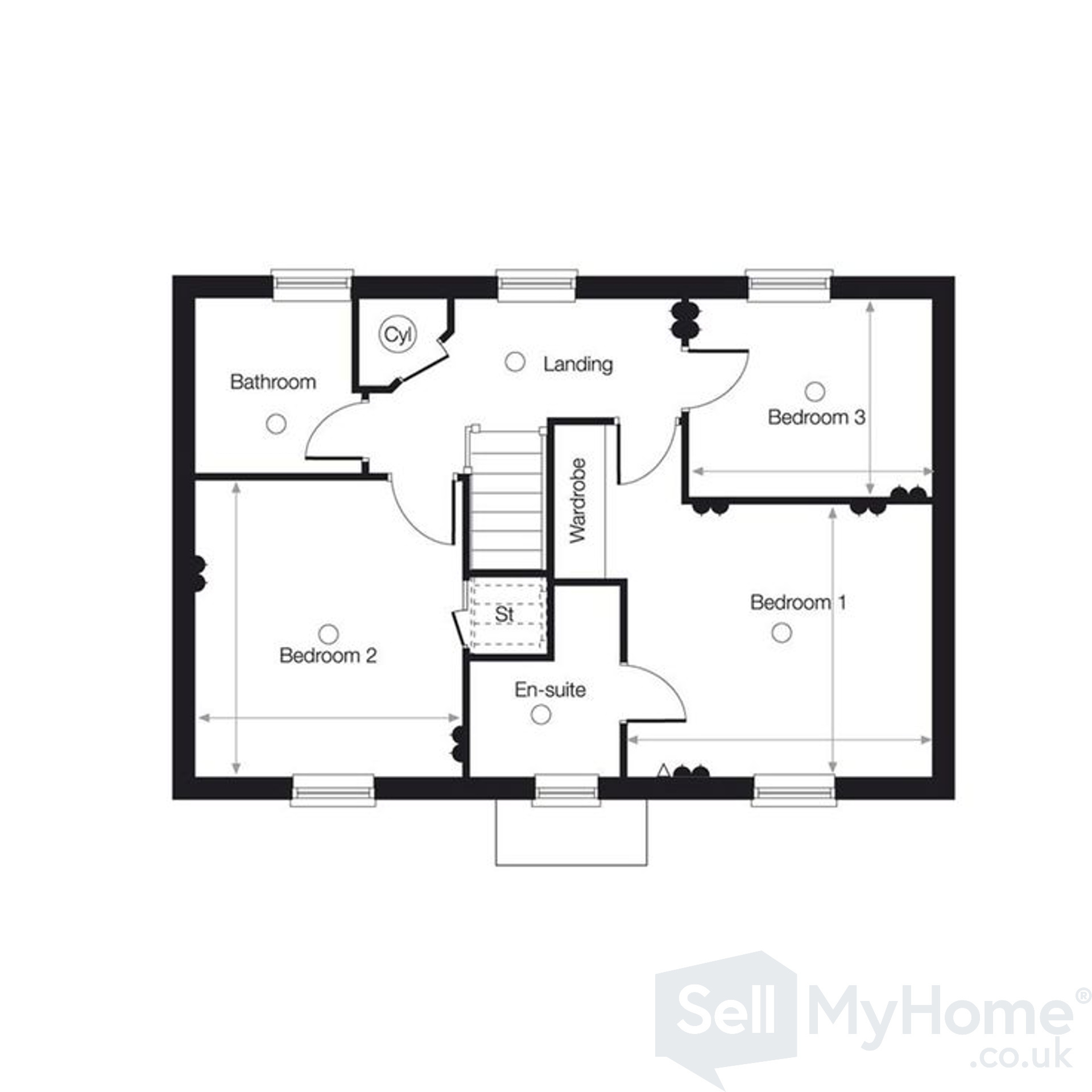 13 Tigers Road, Leicester floorplan