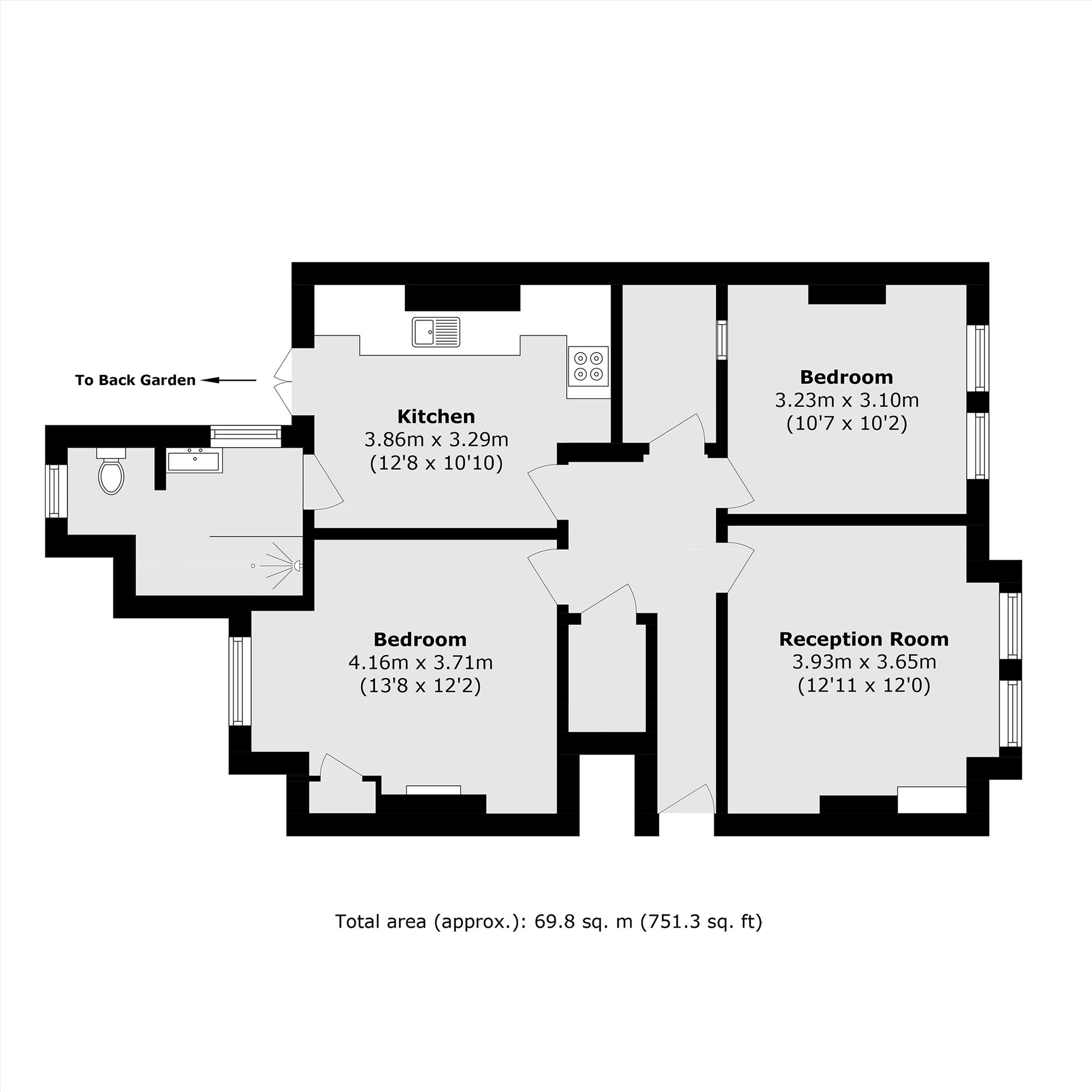 59, Hurstbourne Road, London floorplan