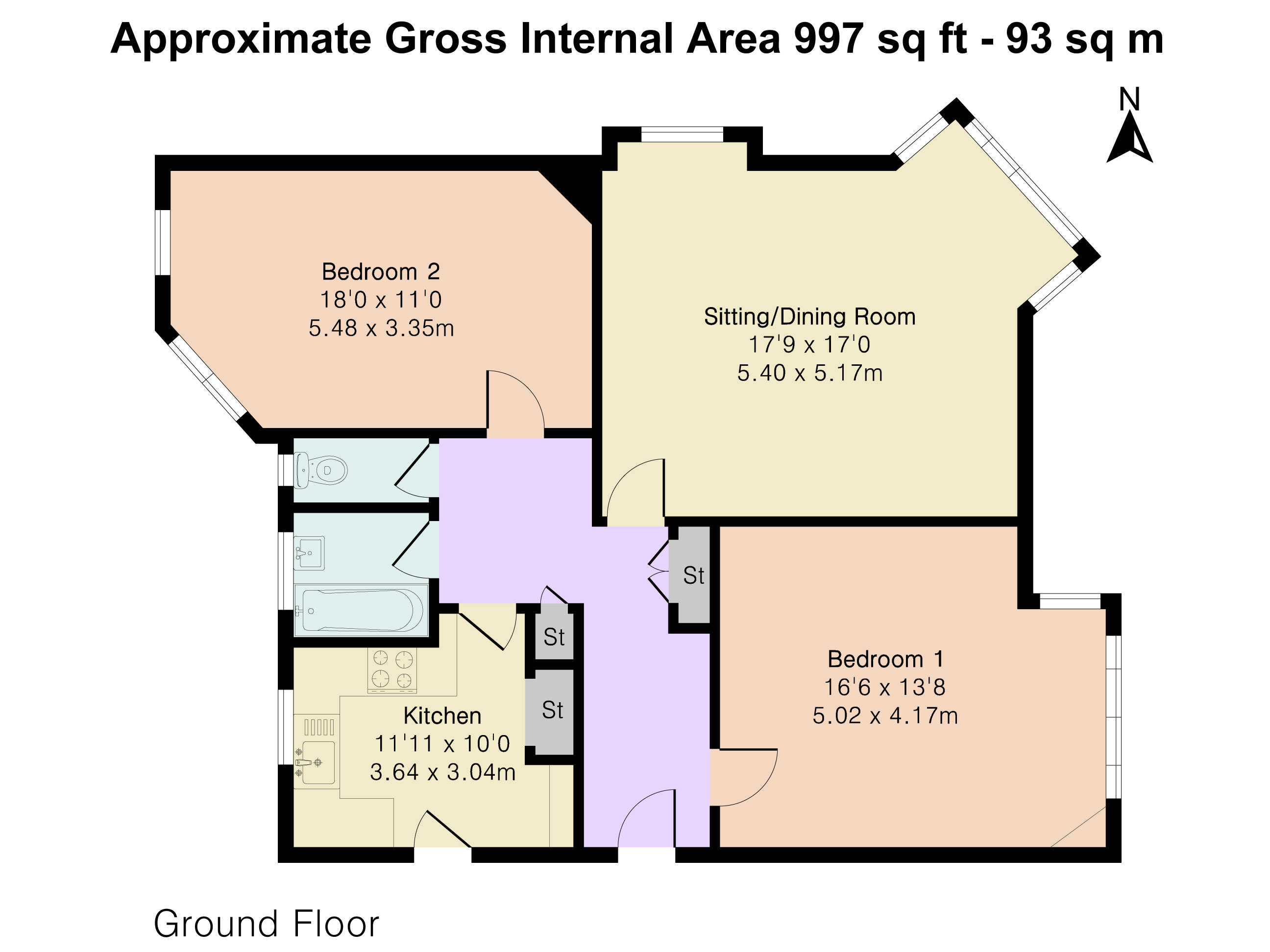 Flat 26,, Oxford Court, London floorplan