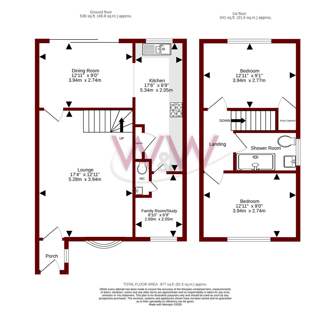 4, Penhale Gardens, Titchfield Common floorplan