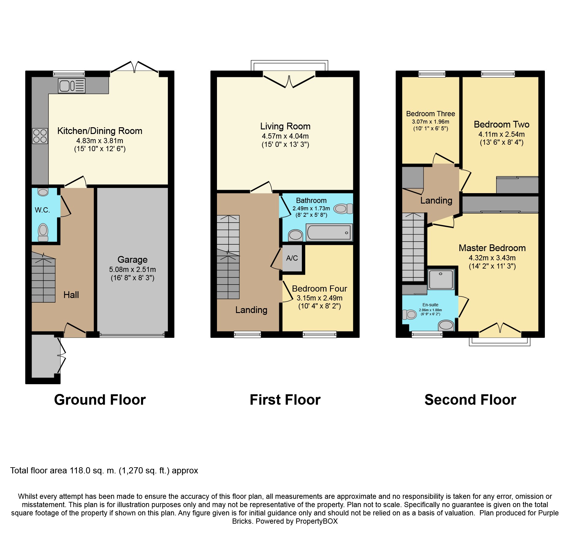 4 Bedrooms Town house for sale in Lancaster Gate, Upper Cambourne, Cambridge CB23