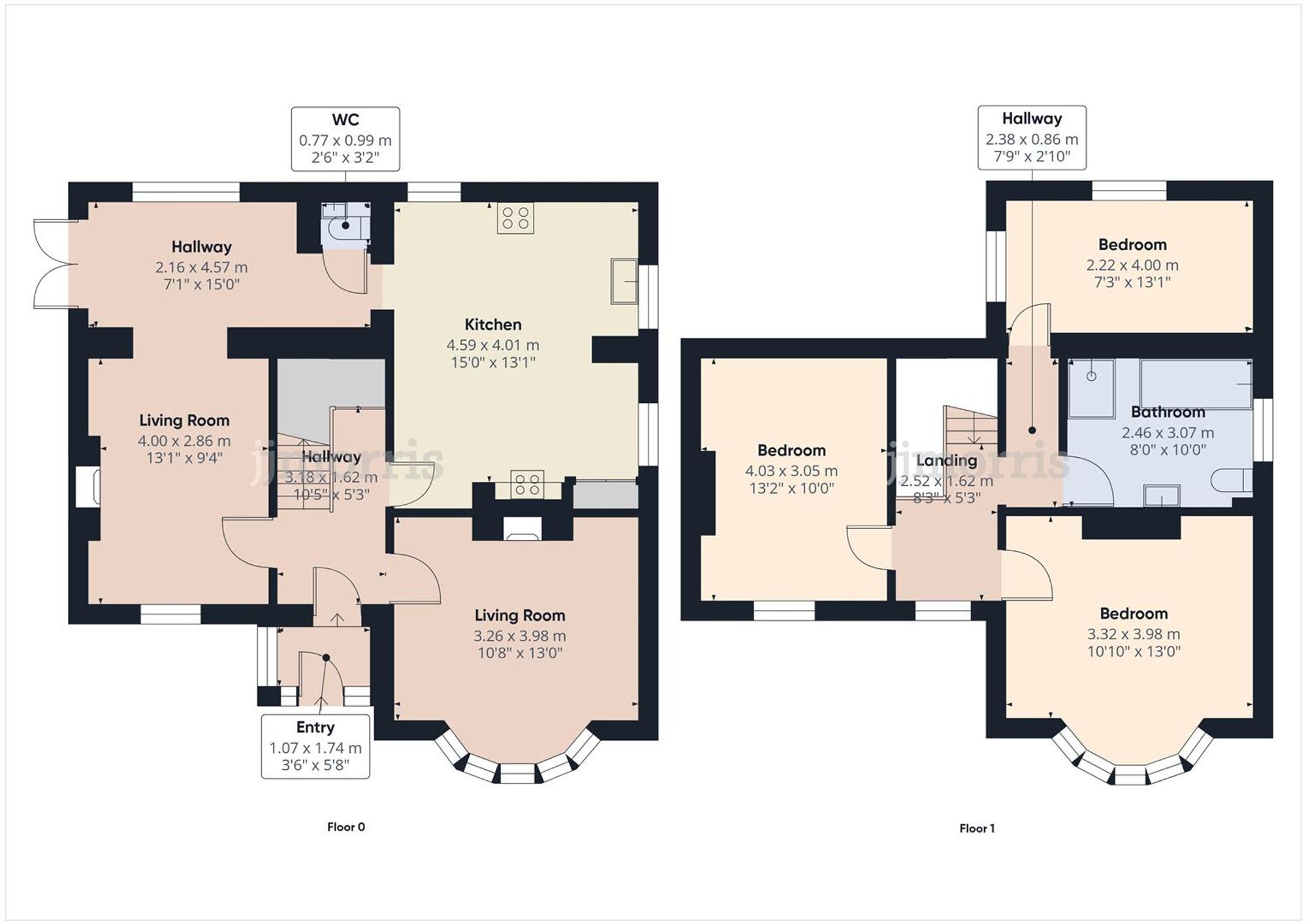 Hescwm Villa, Fishguard floorplan