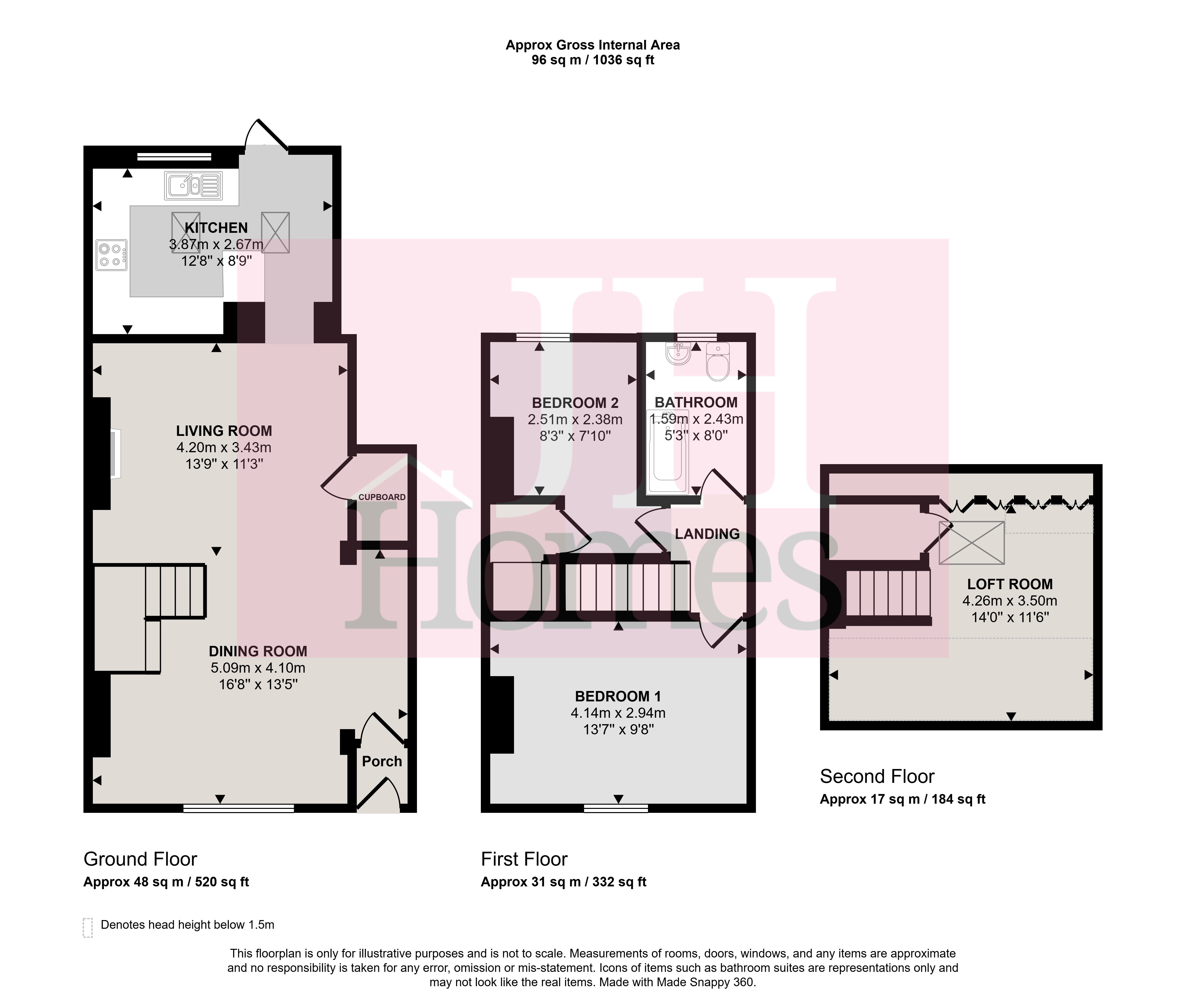 37, South Row, Barrow-in-Furness floorplan