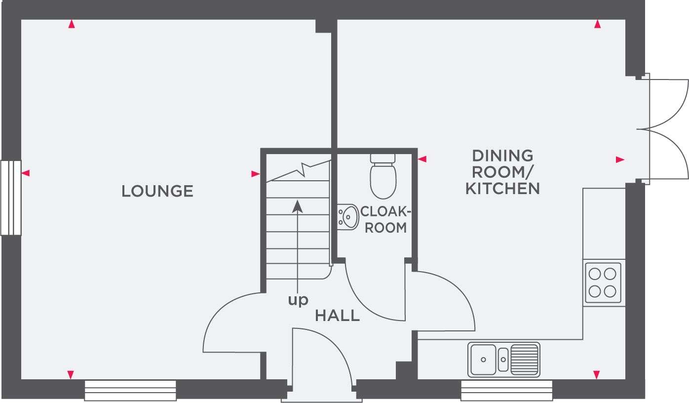 99, 1 Molbrook Road, South Molton floorplan