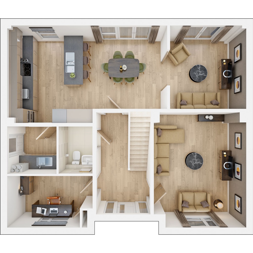 The Thirlford - Plot 39, Minsmere Green, Minsmere Road, Keynsham floorplan