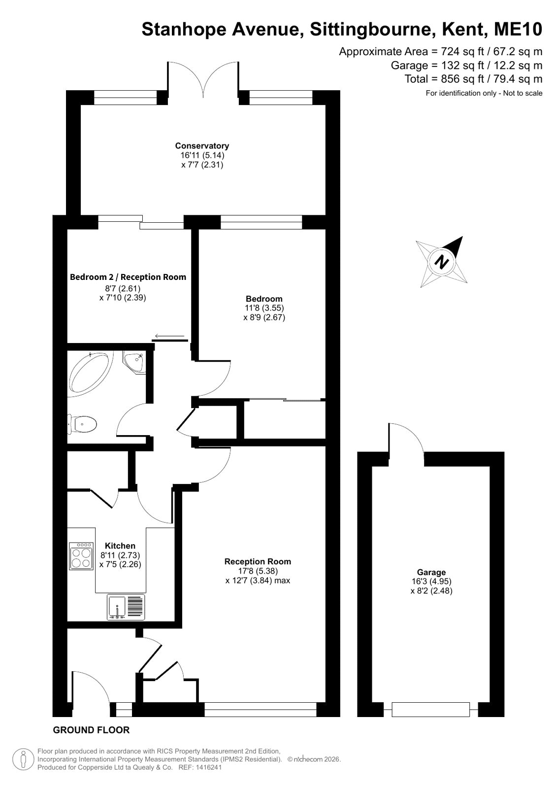 67, Stanhope Avenue, Kent floorplan