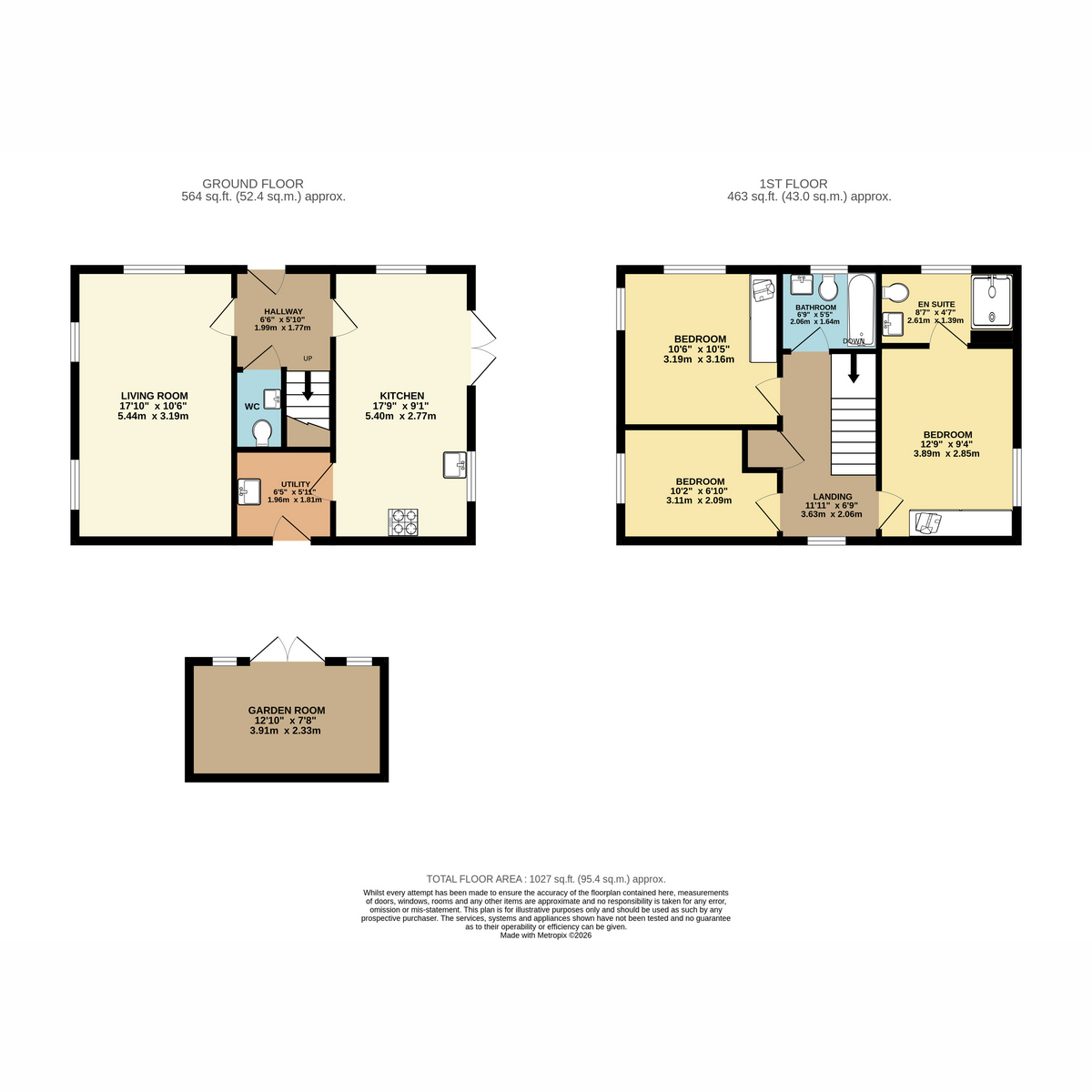 2, Larches Avenue, Tatenhill floorplan