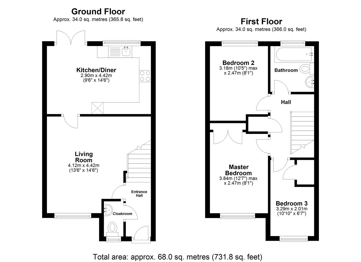 Dandridge Court, Grange Farm, Milton Keynes MK8, 3 bedroom terraced