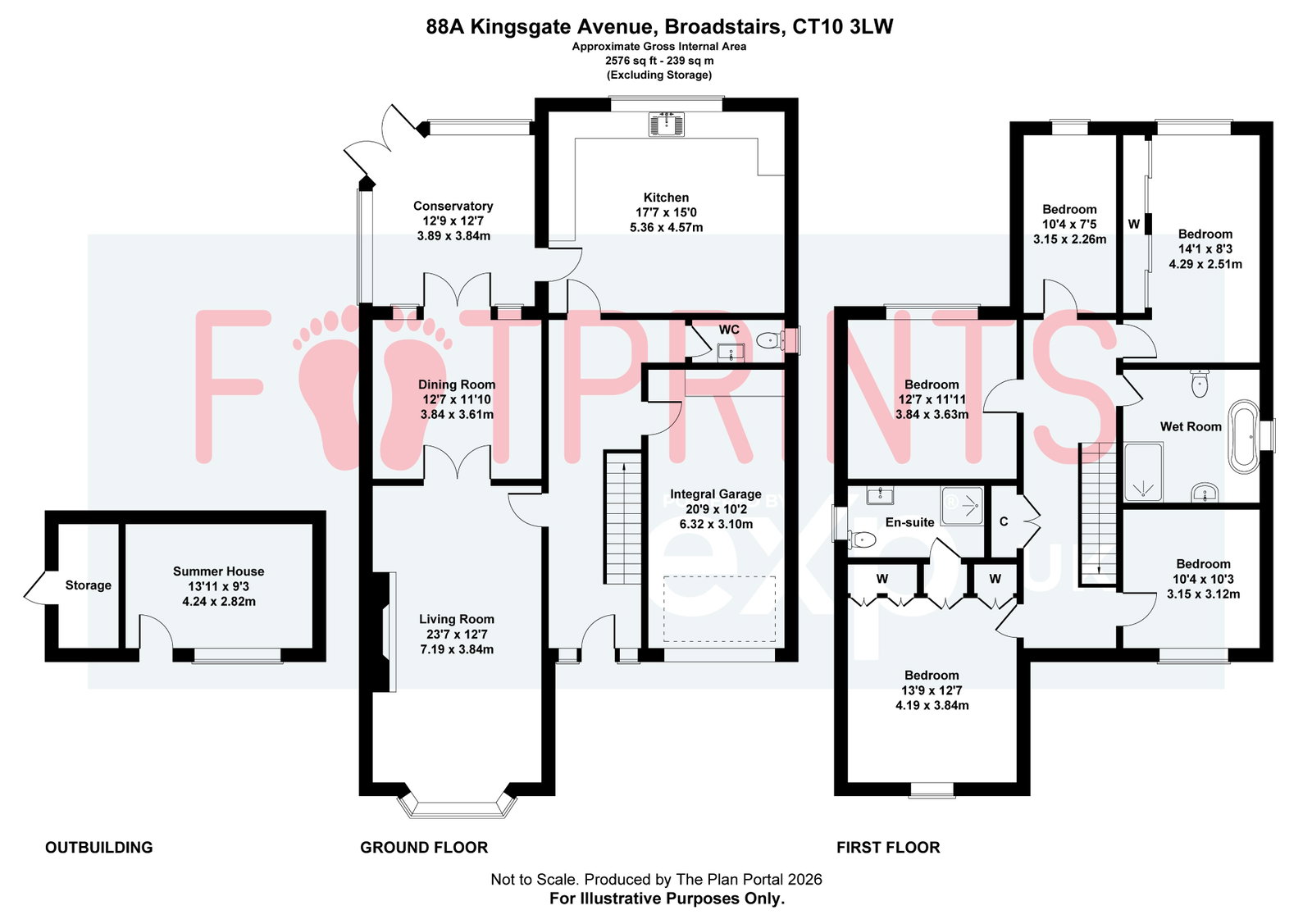 88a, Kingsgate Avenue, Broadstairs floorplan