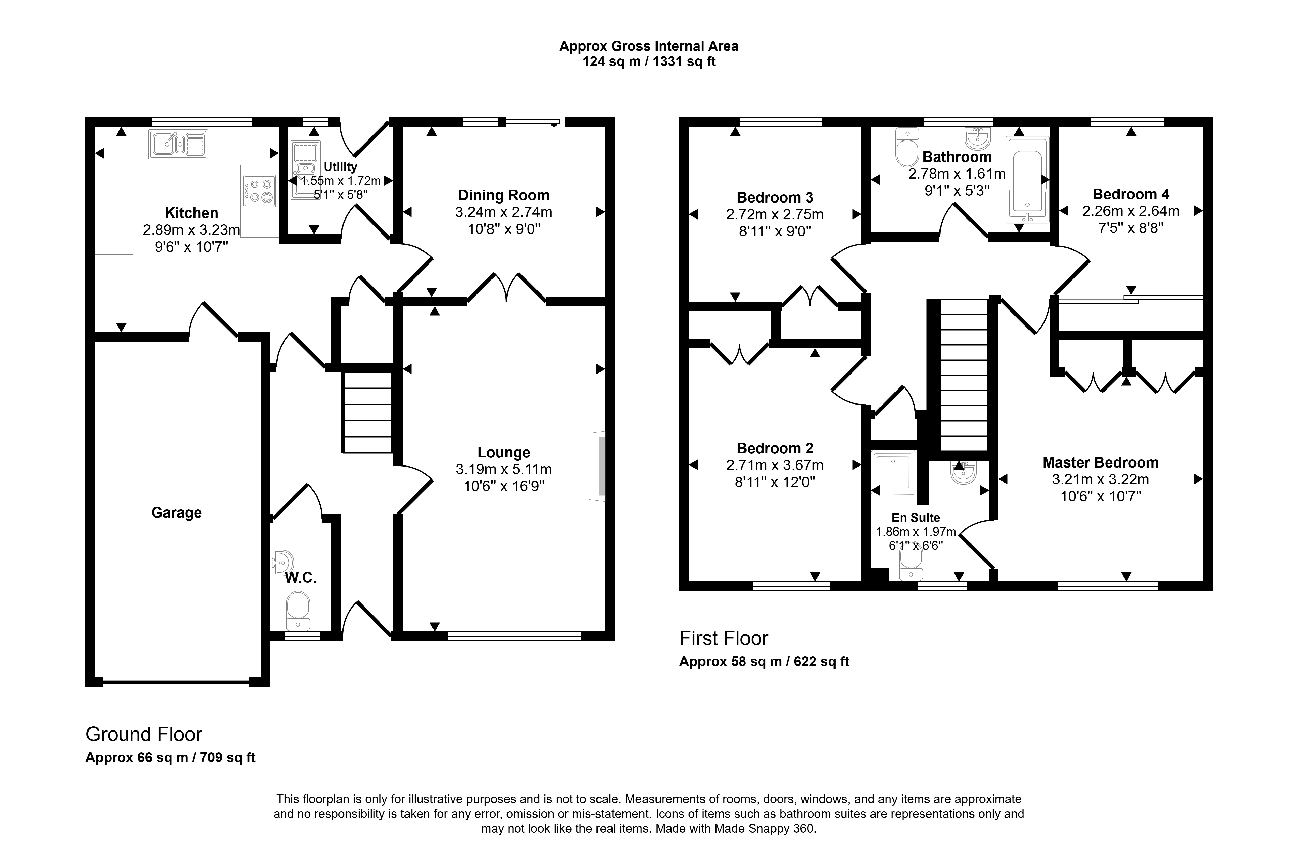 35, Fairways, Whitley Bay floorplan