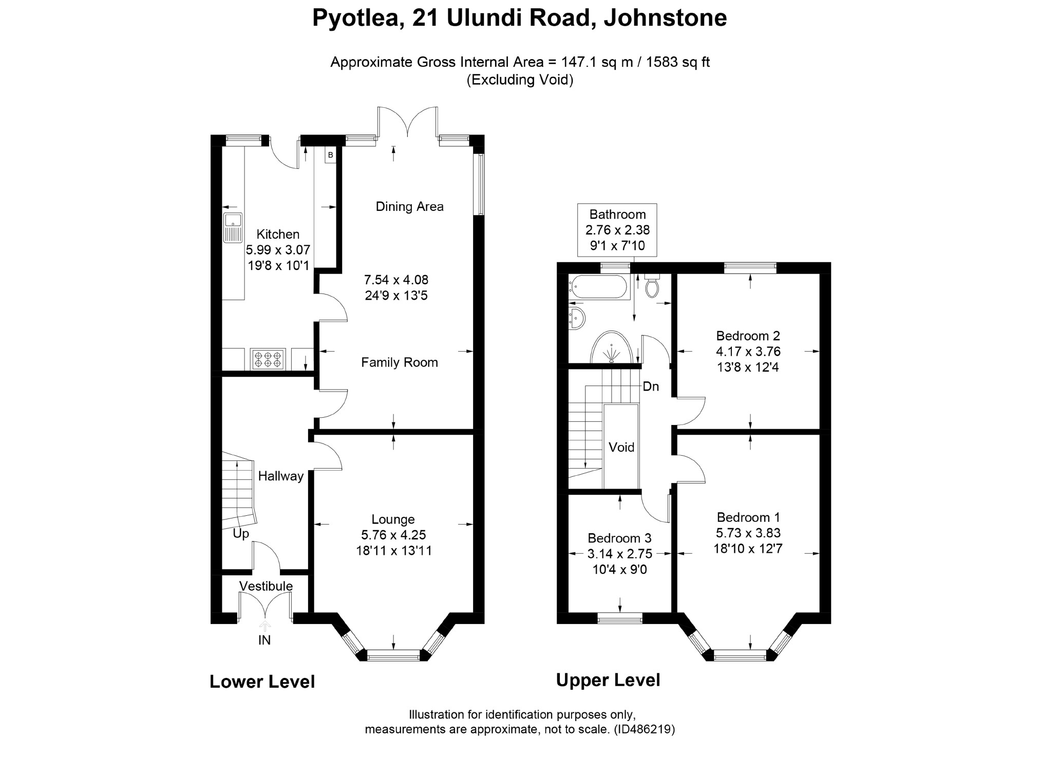 3 Bedrooms Semi-detached house for sale in Ulundi Road, Johnstone PA5