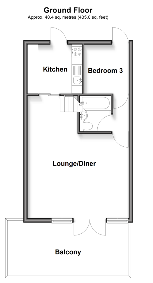 Upper Street Kingsdown, Deal floorplan