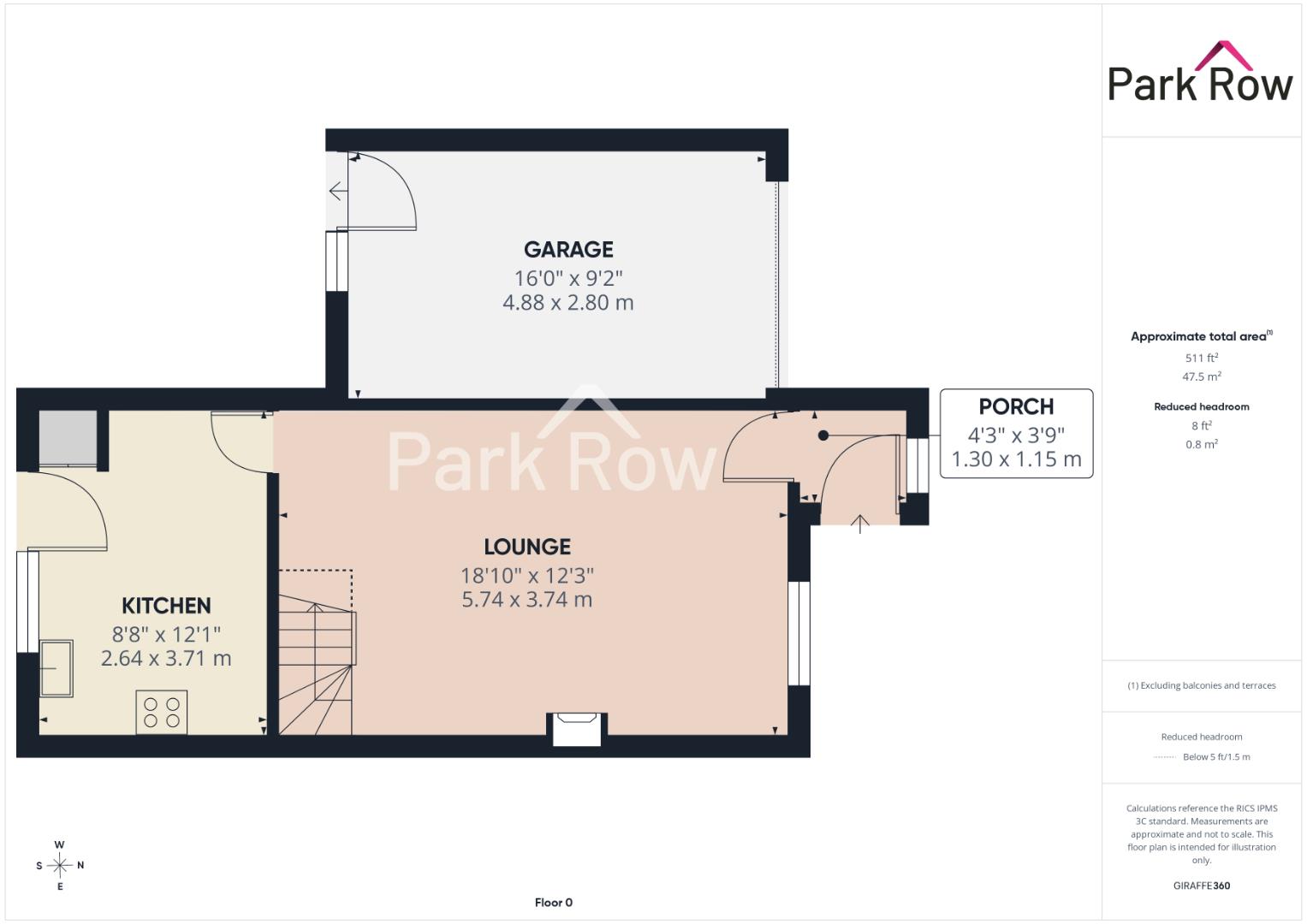 1, Summerfield Close, Knottingley floorplan