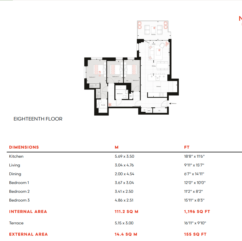 Bow Green, London, E3, London floorplan