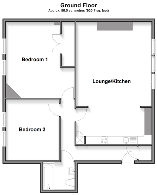 Langhurst Wood Road, Horsham floorplan