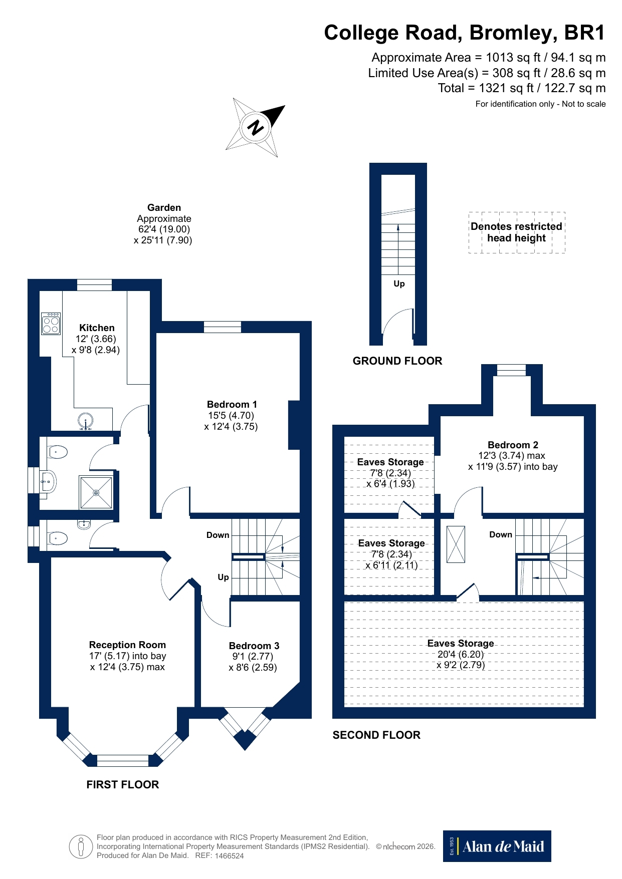 81A, College Road, Bromley floorplan