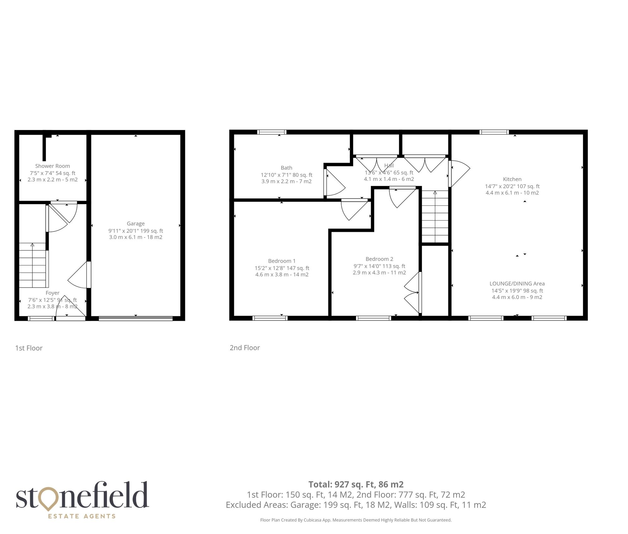 1, Pottery Row, Cumnock, KA18 floorplan