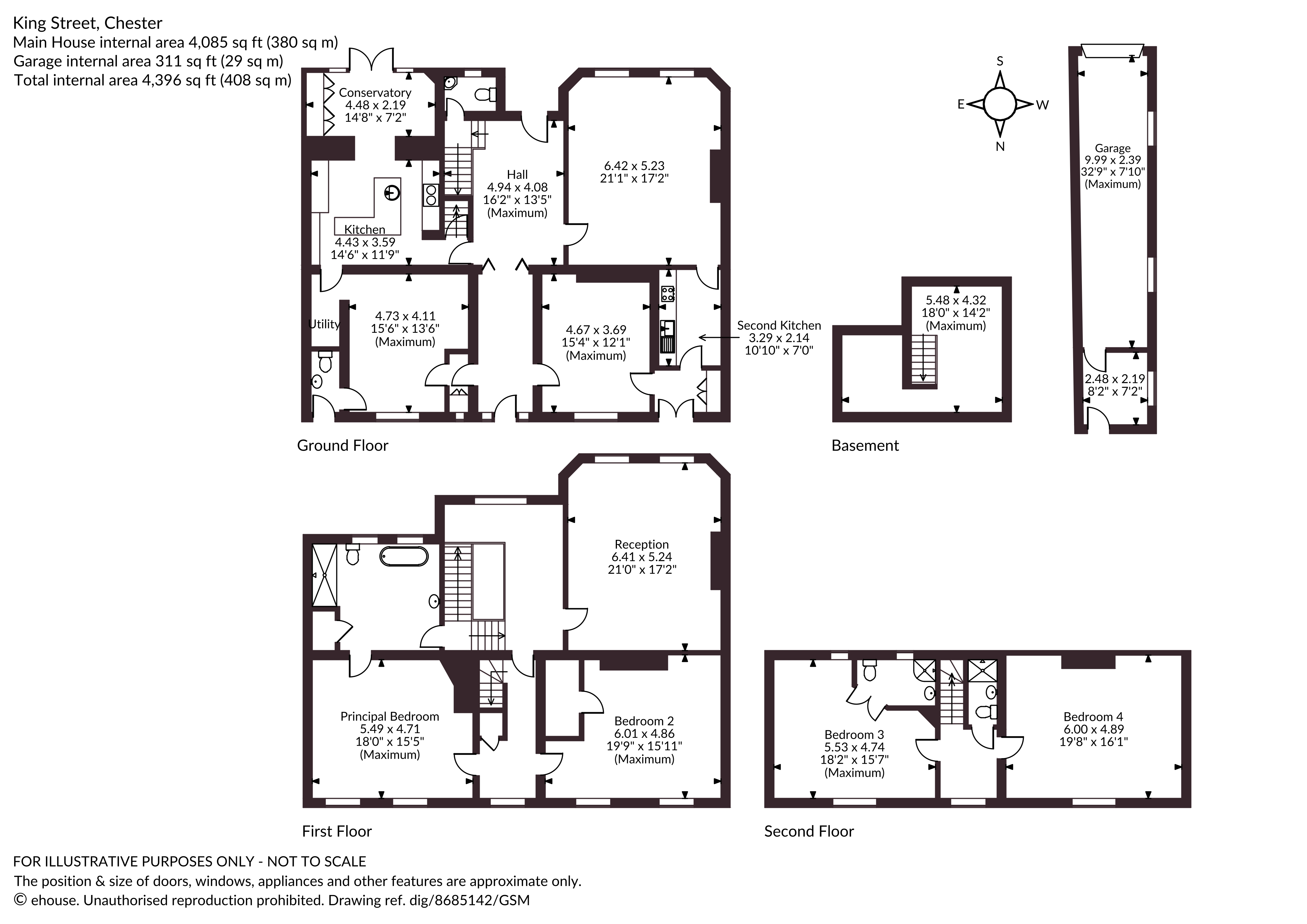 9, King Street, Cheshire floorplan