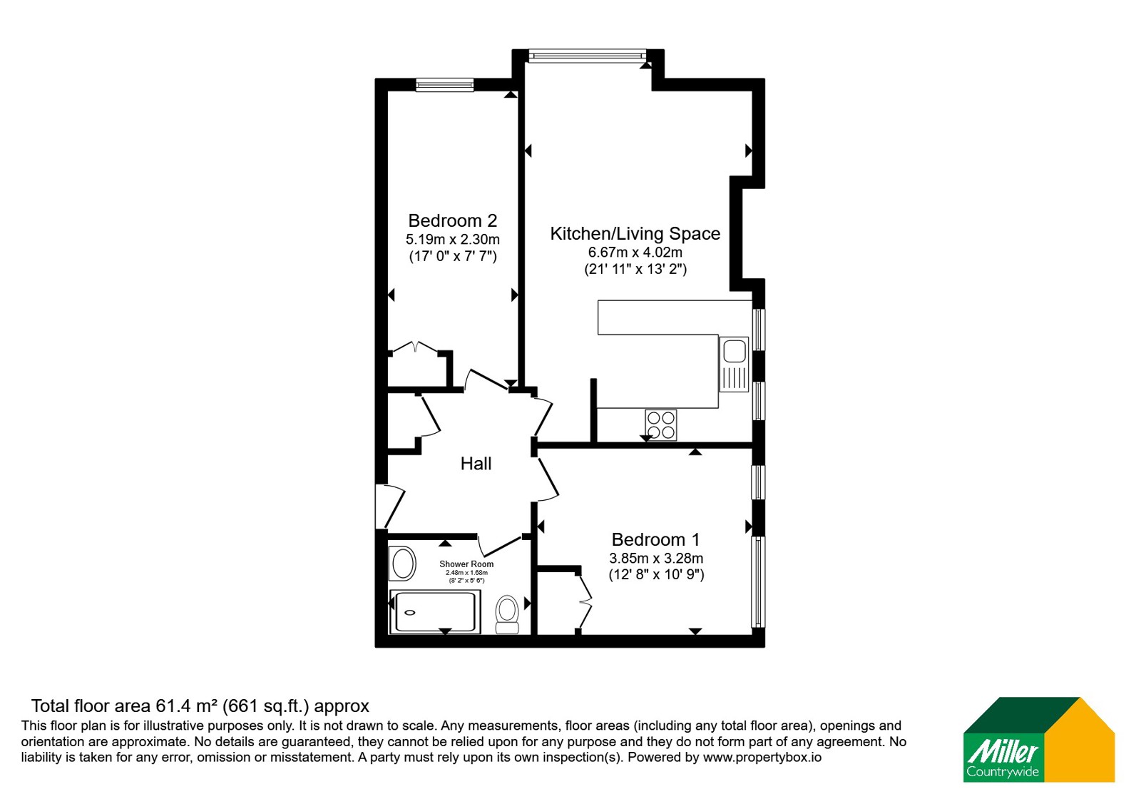 Albert Road, Devon floorplan