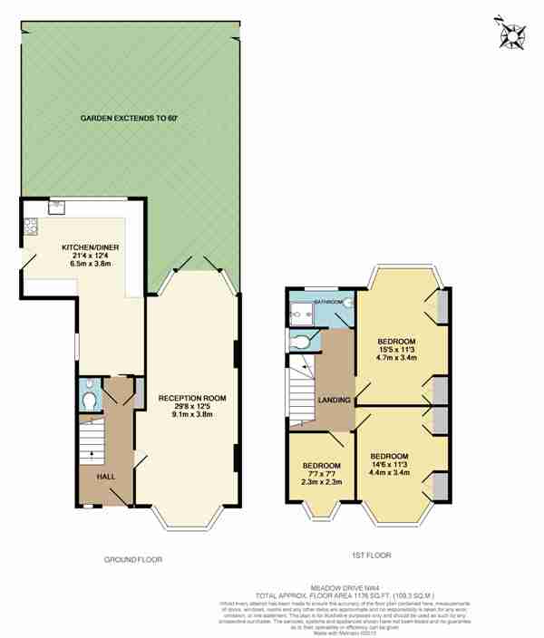 3 Bedrooms  for sale in Meadow Drive, Hendon, London NW4
