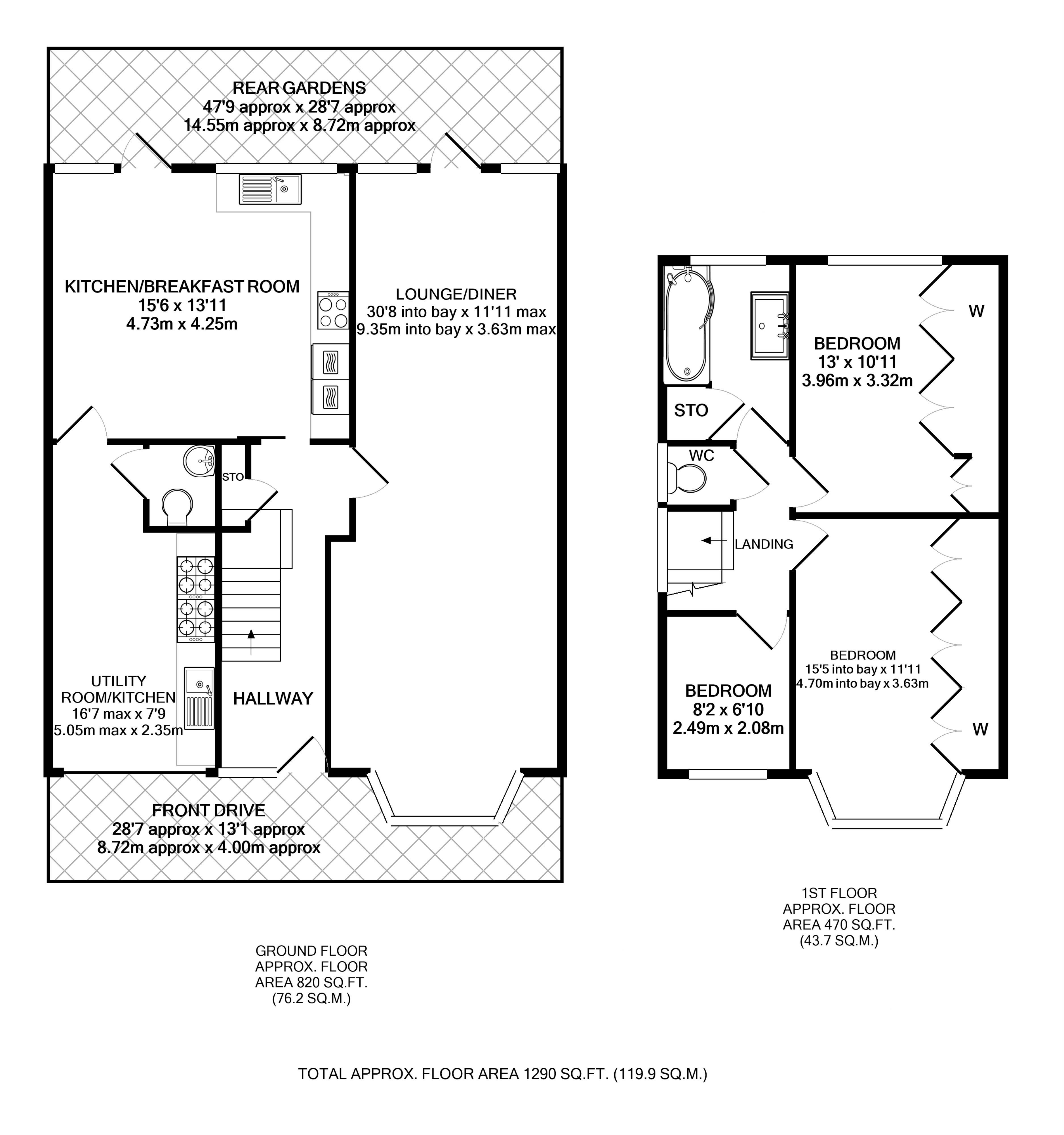 22, Constance Road, Twickenham floorplan