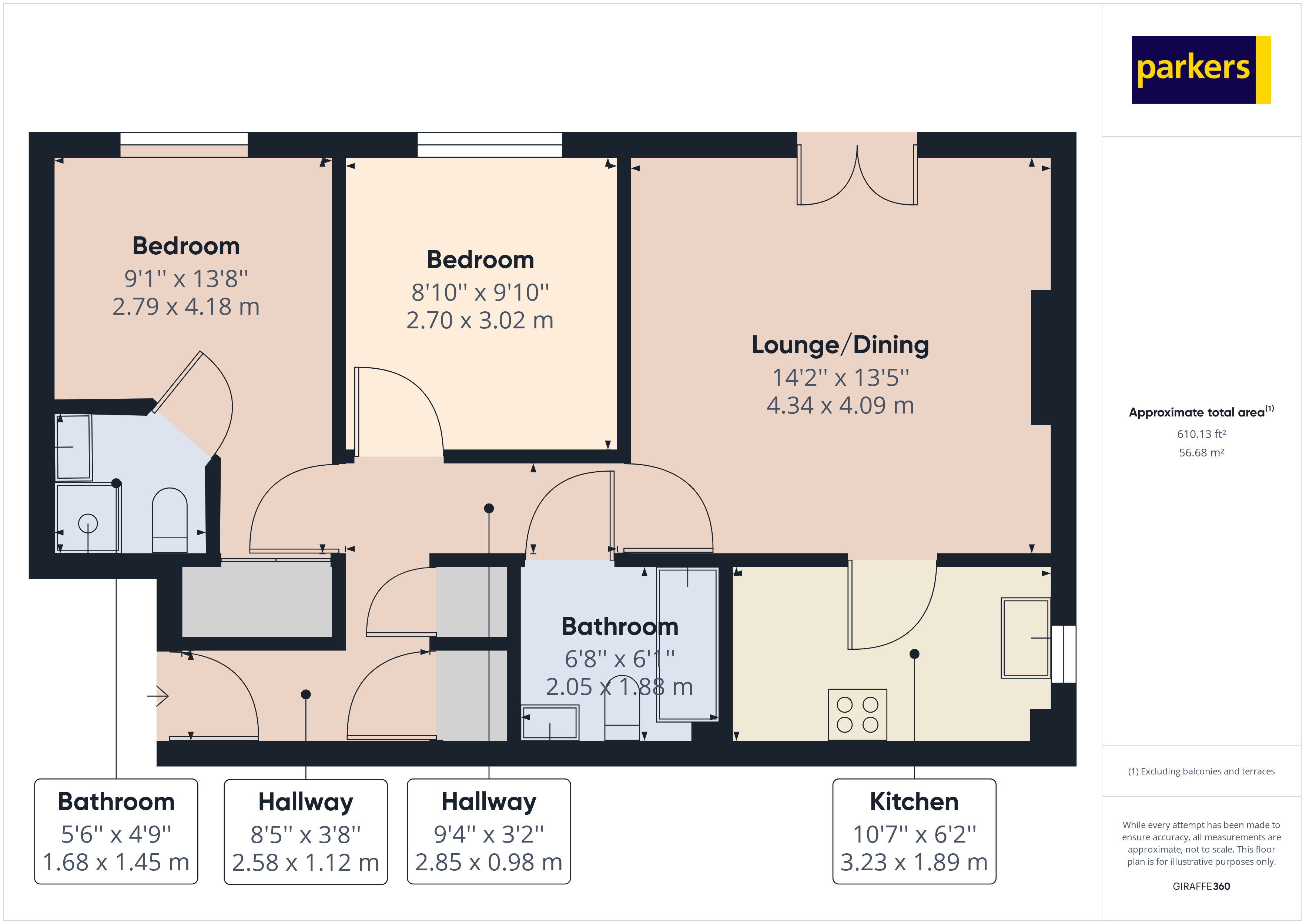Benham Drive, Reading floorplan