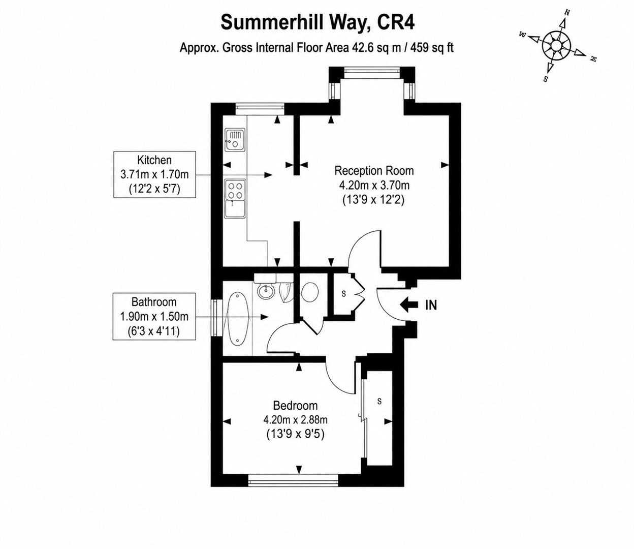 22, Summerhill Way, Mitcham floorplan