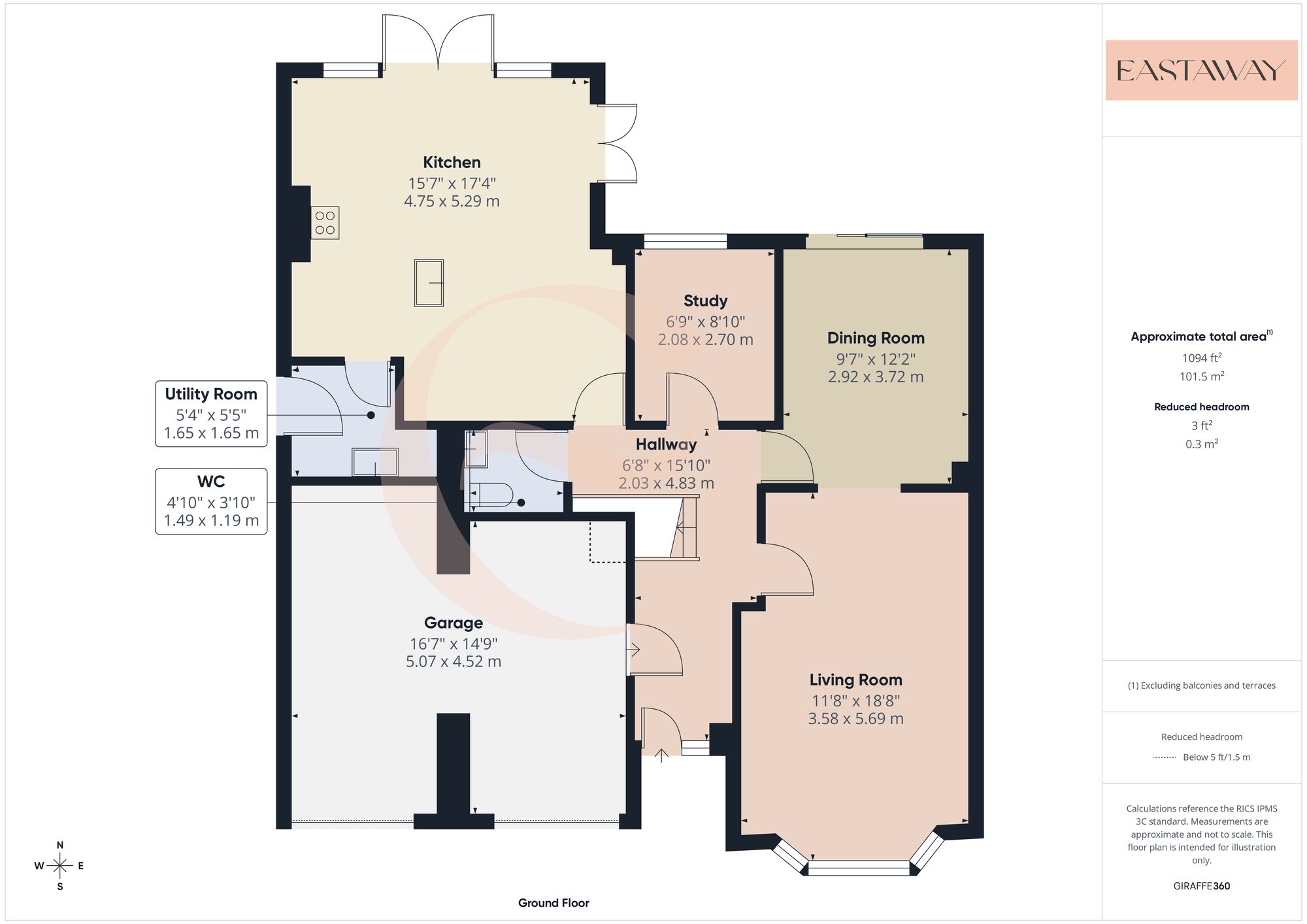 26 Priory Gardens, Stamford floorplan