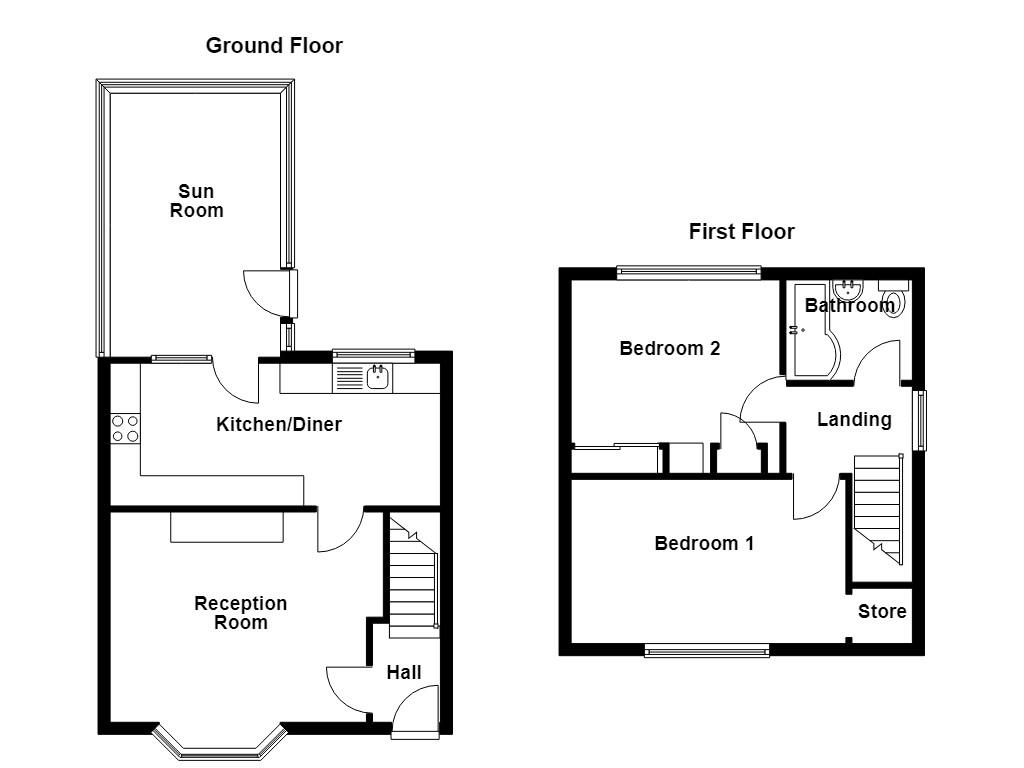 69, Carholme Avenue, Burnley floorplan