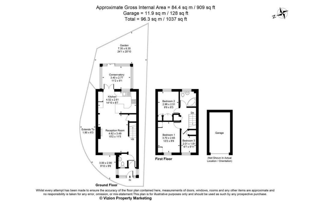 Dunsmore Close, Hayes, Middlesex, UB4 9RJ floorplan