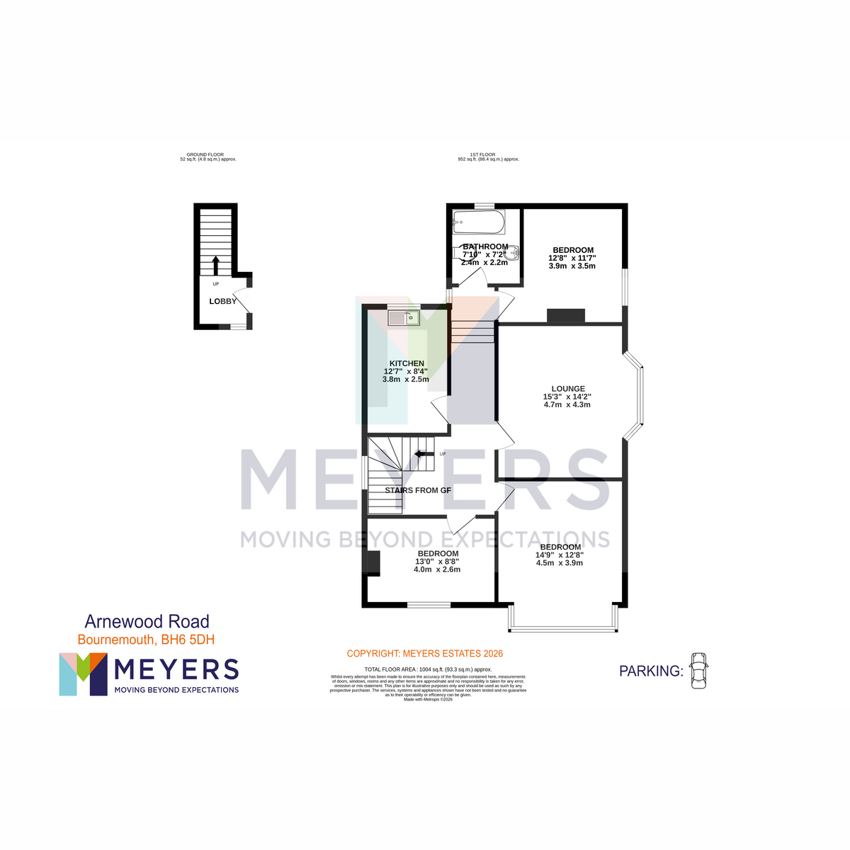 42a, Arnewood Road, Bournemouth floorplan