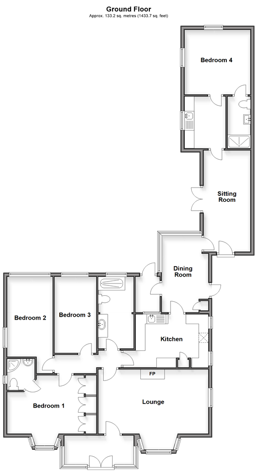 Hoddern Avenue, Peacehaven floorplan