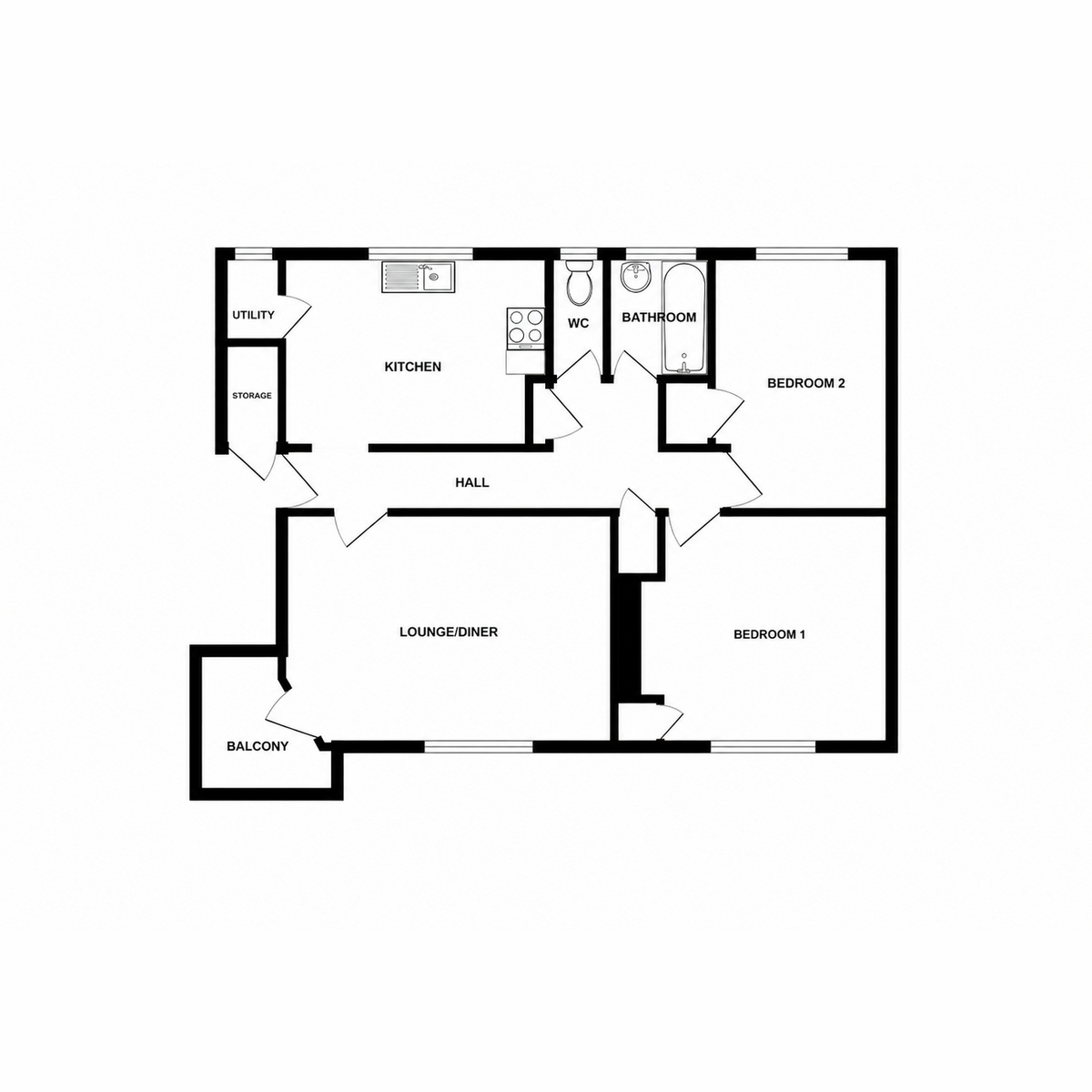 65, Fairfield Road, Borough Green floorplan