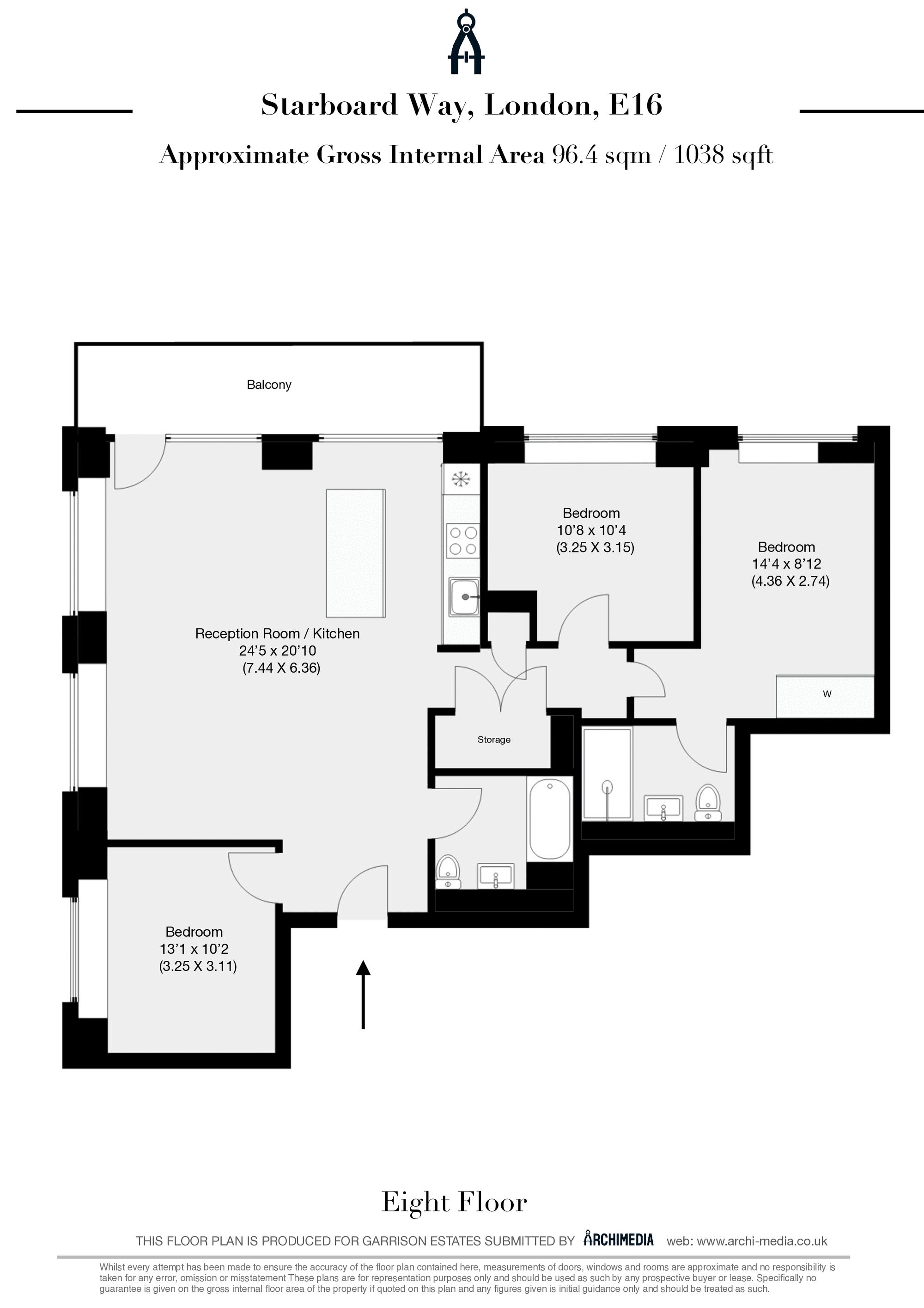 E903, Riverscape, London floorplan